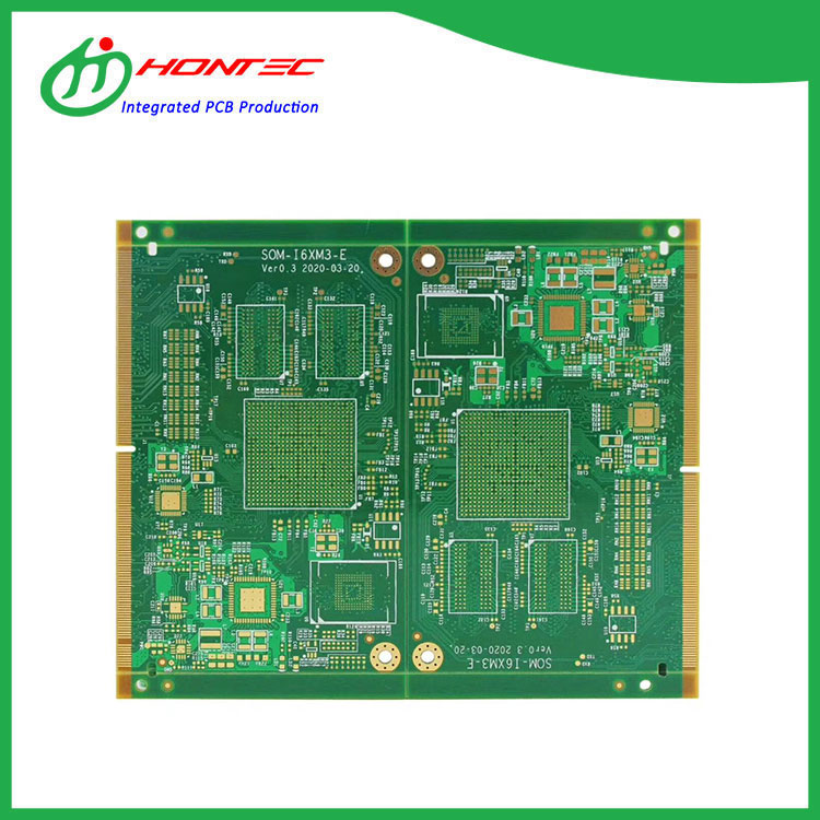 8-kihiline kuldse sõrmega PCB